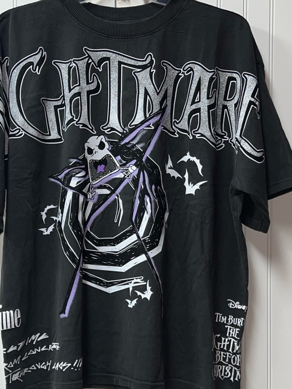 Civil Regime Nightmare Before Christmas Heavyweight Oversized Shirt XL Disney